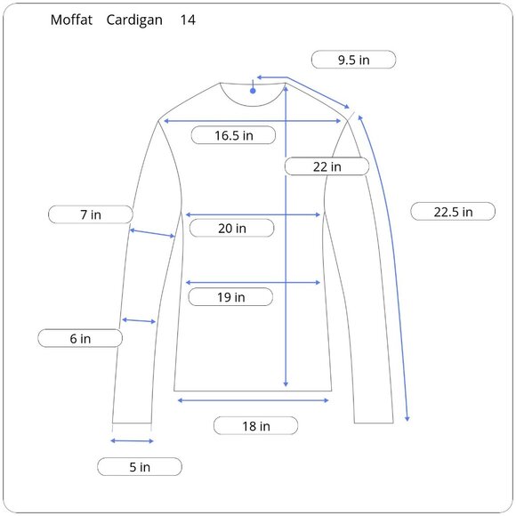 Moffat Woolens Black Wool Cardigan Silver Buttons Size 14 - Picture 10 of 10